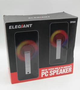 Elegiant, SR300, 2Ch 10W Multi-media PC Speaker/NEW/ ONE DAY SHIPPING - Picture 1 of 4