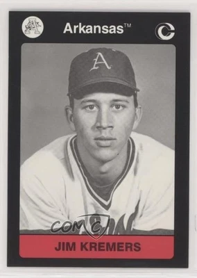 1991 Collegiate Collection Arkansas Razorbacks Jimmy Kremers #43 Rookie RC - Image 1 of 2
