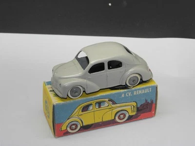 vrai CIJ 3/48 - 4 CV  RENAULT  beige en boite d'ORIGINE - Etat A,A - Photo 1/4