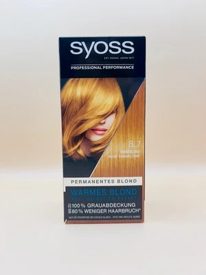 Syoss Permanente Coloration  Haarfarbe 8-7 Honigblond, 1 St - Bild 1 von 4