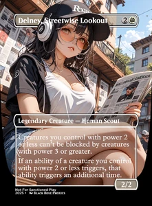 Delney, Streetwise Lookout - MTG Anime Custom - Playtest - Bild 1 von 3