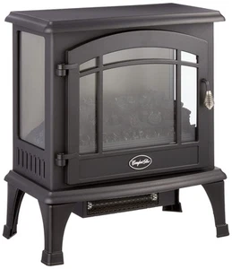 EQS5140 Sanibel 3 Sided Infrared Quartz Electric Stove Black Finish - Picture 1 of 4