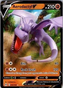 Aerodactyl V ultra raro SWSH11: Lost Origin 092/196 casi nuevo - Imagen 1 de 2