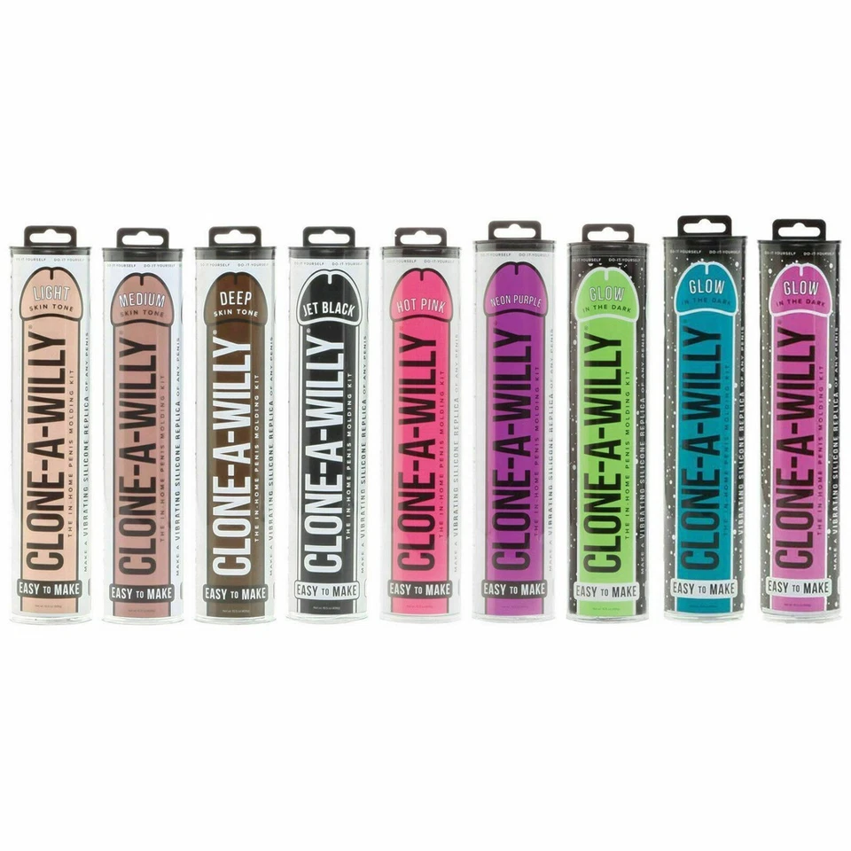 Clone-A-Willy Penis Moulding Dildo Vibrator DIY Kit Novelty Gift Silicone Glow  - Image 1 of 1