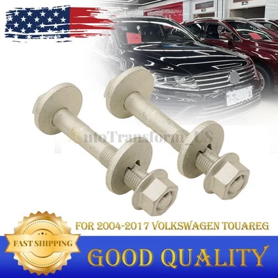 NEW 2PCS Lower Control Arm Adjust Bolt WHT001833 For 2007-2015 Audi Q7 Foto 1 de 4