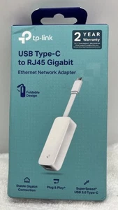 TP-Link USB C To Ethernet Adapter (UE300C) White New - Picture 1 of 2