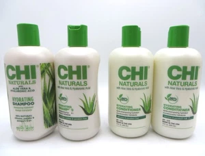 CHI NATURALS HYDRATING SHAMPOO/ CONDITIONER 12 OZ (4 Bottles) - Picture 1 of 2
