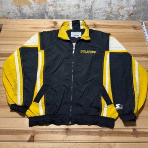 Vintage 90s Pittsburgh Pirates MLB Full Zip Windbreaker Baseball Jacket - Large - Picture 1 of 11