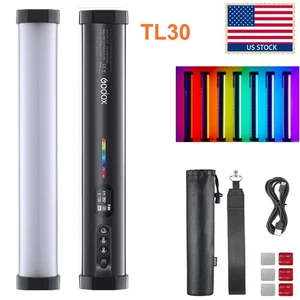 Godox TL30 RGB Tube Light, CRI 97+ TLCI 99+ Handheld Full Color LED Video Light - Picture 1 of 16