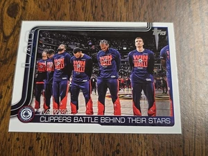 2025 Topps Basketball Flagship Clippers Battle Behind Their Stars #292 - Picture 1 of 2