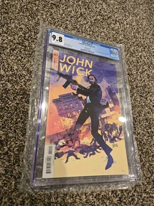 John Wick 1 CGC 9.8 B Cowan Variant LOW CENSUS RARE Dynamite Keanu Reeves - Picture 1 of 7