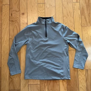 Rorie Whelan Maglione Uomo 1/4 Zip Giacca Piccola Golf Grigio NUOVO - Foto 1 di 10