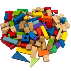 Wooden Blocks Mixed Lot Over 7 Pounds!  Time for fun! - Picture 1 of 1