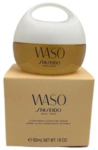 Waso Shiseido Clear Mega-Hydrating Face Cream Day + Night 1.8 oz New In Box - Picture 1 of 1
