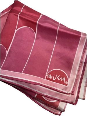 Vera Neumann Bufanda Vintage Rosa Gradiente 14.5 W x 44 L Hecha en Japón Acetato Foto 1 de 4