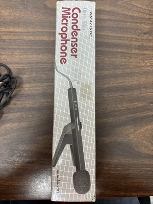 Realistic Ultra Slim Condenser Microphone  33-2011  RADIO SHACK  Untested - Image 1 of 4