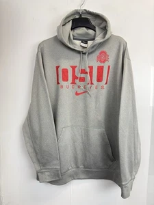 NIKE grauer Ohio State Buckeyes Hoodie Gr. XXL Sweatshirt Fußball Champions OSU - Bild 1 von 7