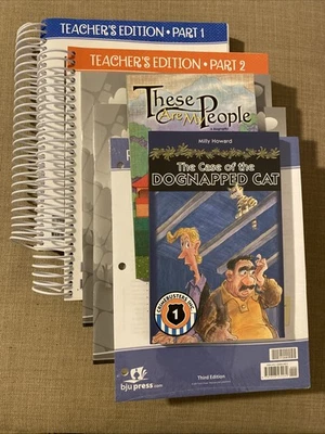 BJU Press Adventures in Reading 3 Third Edition Teachers Edition Parts 1 and 2 - Image 1 of 4