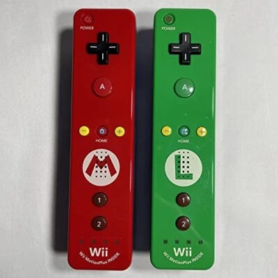 Nintendo Wii Remote Plus Set Mario Luigi - Image 1 of 3
