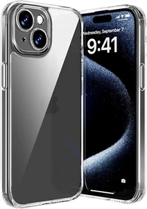 Compatible iPhone 15 Case Clear,[Full Camera Protection][Non-Yellowing]Mil-Grade - Picture 1 of 7