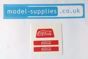 Matchbox 37A Commer Karrier Coca Cola Reproduction Waterslide Transfers Set - Bild 1 von 1