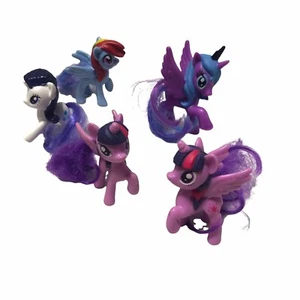 My Little Pony Figures Lot of 5 Hasbro Toys 2-3" Small Mixed Set - Picture 1 of 8