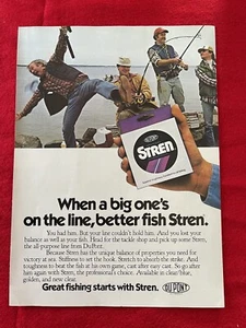 Vintage 1983 Stren Fishing Line Print Ad - Picture 1 of 7