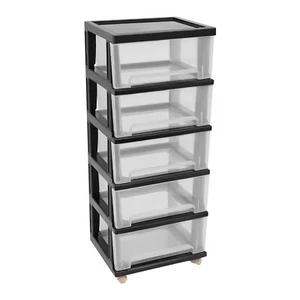 Organizador de 5 cajones cajas de almacenamiento dormitorio armario cómoda almacenamiento - Imagen 1 de 15