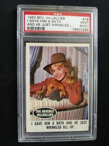 1963 Topps Beverly Hillbillies Card # 18 I gave him a bath... (MT)