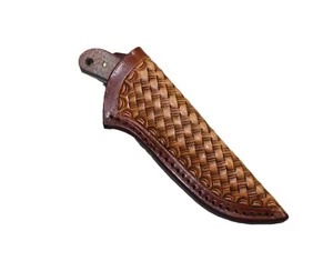 Custom Leather Knife Sheath That Will Fit a Buck 113 Knife. Sheath ONLY - Picture 1 of 5