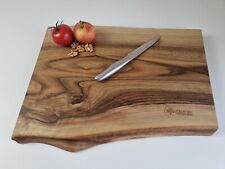 Solid oak walnut wooden chopping serving board James Martin style thick butcher