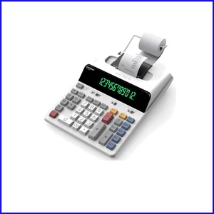 Lightweight & Durable 12-Digit Adding Machine with Tactile Keyboard - SP-2401 - Picture 1 of 10