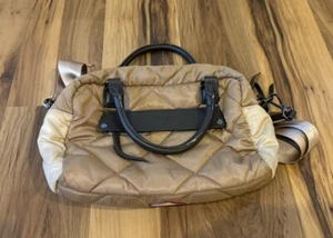 MZ WALLACE "QUILTED MADISON SATCHEL" -TRI COLOR- HAND/SHOULDER STRAPS - POCKETS - Picture 1 of 8