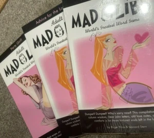 Lot Vintage SEALED Party Girl, Advice for Lovelorn ADULT MAD LIBS Price, Roger - Picture 1 of 4