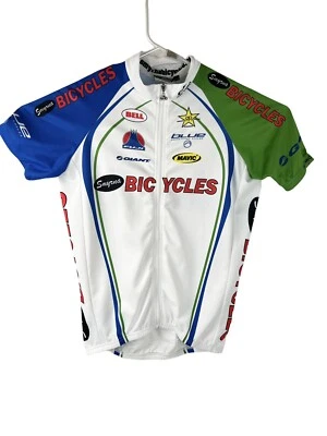 Camiseta deportiva de ciclismo Pactimo manga corta cremallera completa talla pequeña ~ usada en excelente estado Foto 1 de 4