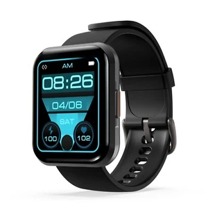 1,78'' Fitness Smartwatch IP68 wasserdichter Touchscreen, schwarz - Bild 1 von 7