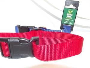 Tops Pets Products Dog Collars 1 Inch x 18 to 26 Inch Nylon - Picture 1 of 12