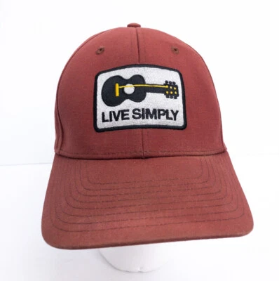 Guitarra Patagonia Live Simply Roger That Hat One String Roots vermelha SnapBack - Imagem 1 de 4