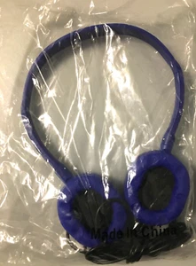 Kids Blue Headphones With Audio Jack Input - Picture 1 of 3