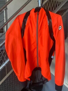 Assos Rs.Sturmprinz Evo Cycling Rain Jacket Men’s Size XL Triton V1 Lolly Red - Picture 1 of 6