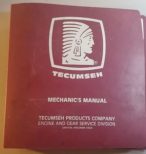 Tecumseh Engines Mechanic Manual Binder - Picture 1 of 5