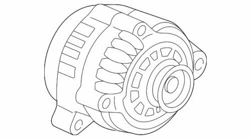 Alternador genuíno GM 1997-1998 Chevrolet Oldsmobile Malibu Cutlass GLS 10464097 - Imagem 1 de 2