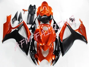 Burnt Orange Black ABS Injection Bodywork Fairing Kit for GSXR600/750 2006 2007 - Picture 1 of 7