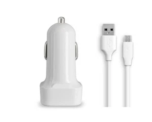 Car Charger+3ft USB Cord for Tracfone Alcatel TCL A1X A503DL,  MyFlip 2 A406DL - Picture 1 of 6