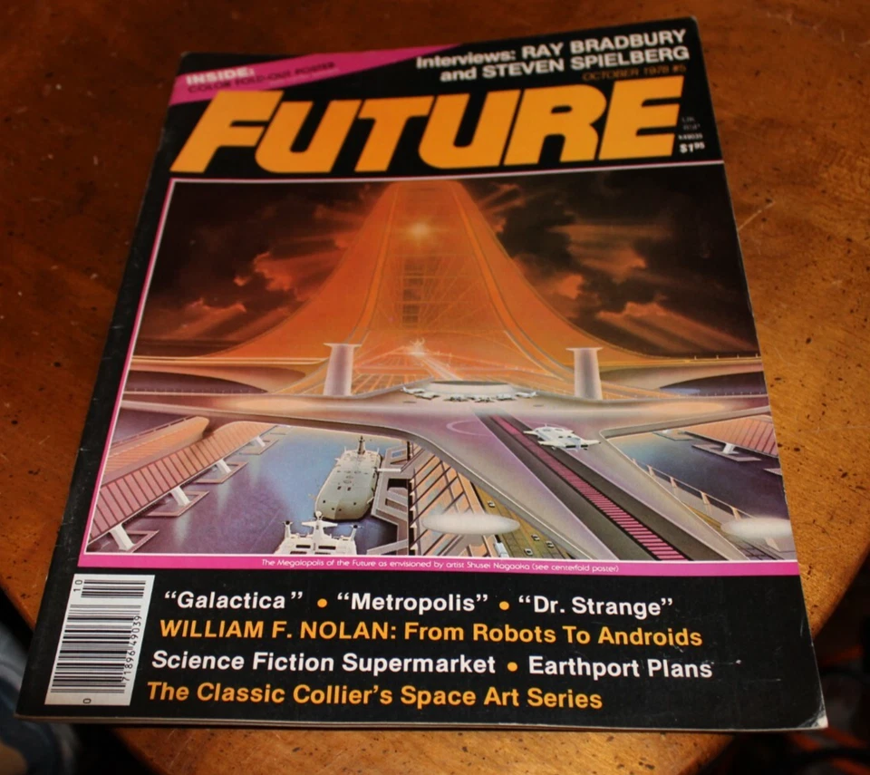 Future ~ October 1978 ~ Ray Bradbury and Steven Spielberg Interviews - Image 1 of 1