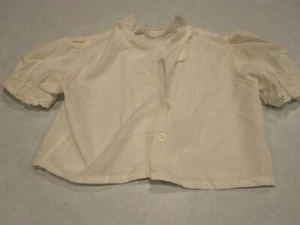 Vintage Oberteil weiß Spitze Gr. 116 Mädchen ~ 9776 - Bild 1 von 7