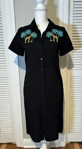 Sugarhill Brighton schwarz Justine Giraffe bestickt Shirt Kleid | Größe: 2 Neu mit Etikett - Bild 1 von 10