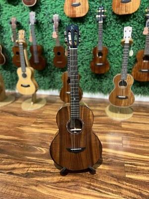 Kamehameha Ukulele KB-52 EQ Baritone Ukulele All Solid Acacia w/ electric pickup - Image 1 of 4