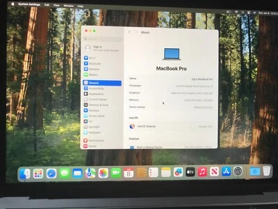 Apple MacBook 13" 2018 A1989 i5 2,3 GHz 8 GB 256 GB gris barra táctil defectuosa #885 Foto 1 de 4