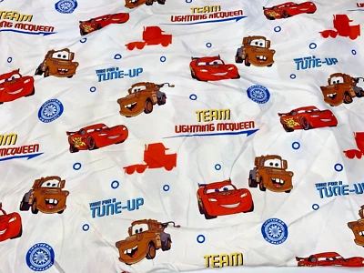 M9 *WOW* Disney Pixar CARS Team McQueen Microfibra Cuna Niño Cama Sábana Ajustable Foto 1 de 4